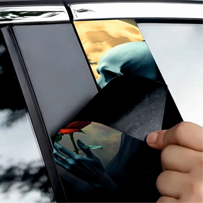 Set 2 stickere decorative pentru stalpii usilor print autoadeziv de inalta rezolutie dimensiune 2 buc x 50 x 22 cm cod AVX-SSU-08 – IoArtify.ro [3]