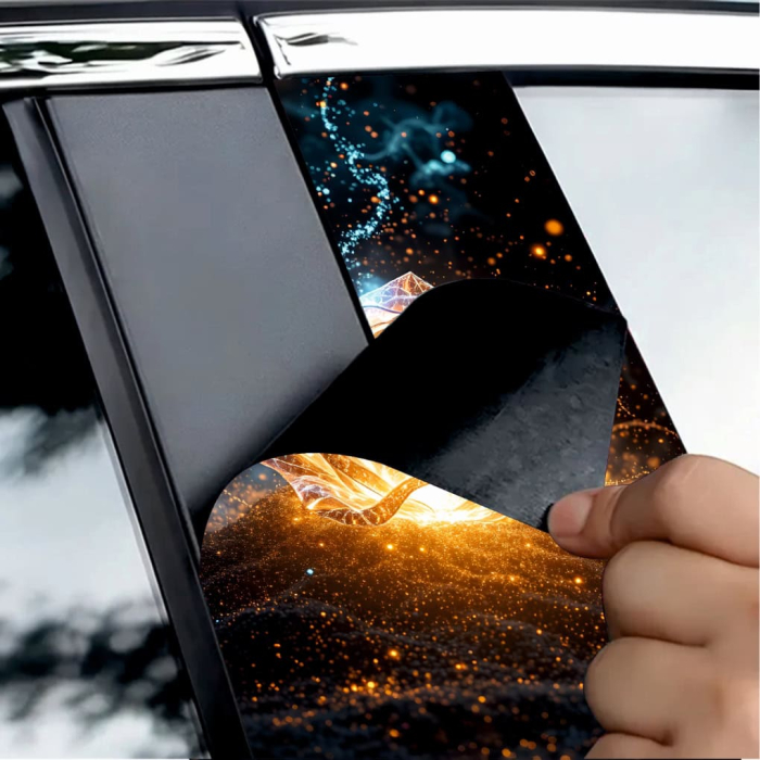 Set 2 stickere decorative pentru stalpii usilor print autoadeziv de inalta rezolutie 2 buc x 50 x 22 cm cod AVX-SSU-17 – IoArtify.ro [3]