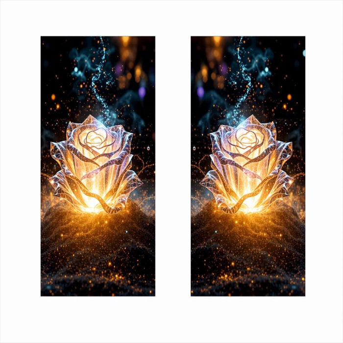 Set 2 stickere decorative pentru stalpii usilor print autoadeziv de inalta rezolutie 2 buc x 50 x 22 cm cod AVX-SSU-17 – IoArtify.ro [2]