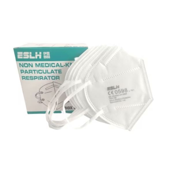 Set 20 buc Masca de protectie KN95 cu 5 straturi CE0598 FFP2 certificate CE Alb strat filtrare ridicata - IoArtify.ro [3]