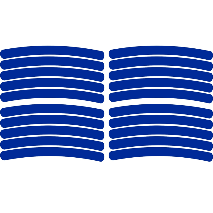 Set 20 bucati Elemente Reflectorizante Wheel Arch pentru autoturisme biciclete motociclete ATV scutere culoare Albastra cu dimensiuni standard – IoArtify.ro [3]