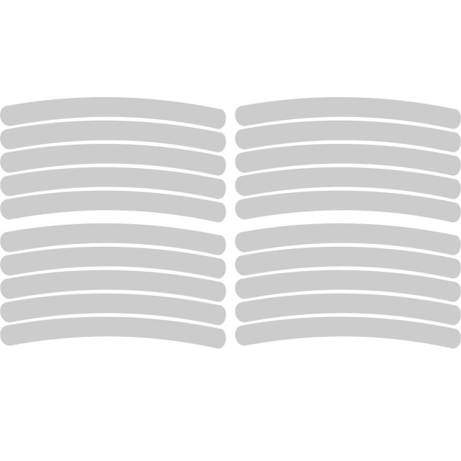 Set 20 bucati Elemente Reflectorizante Wheel Arch pentru autoturisme biciclete motociclete atv scutere culoare Argintiu reflectorizante – IoArtify.ro [4]