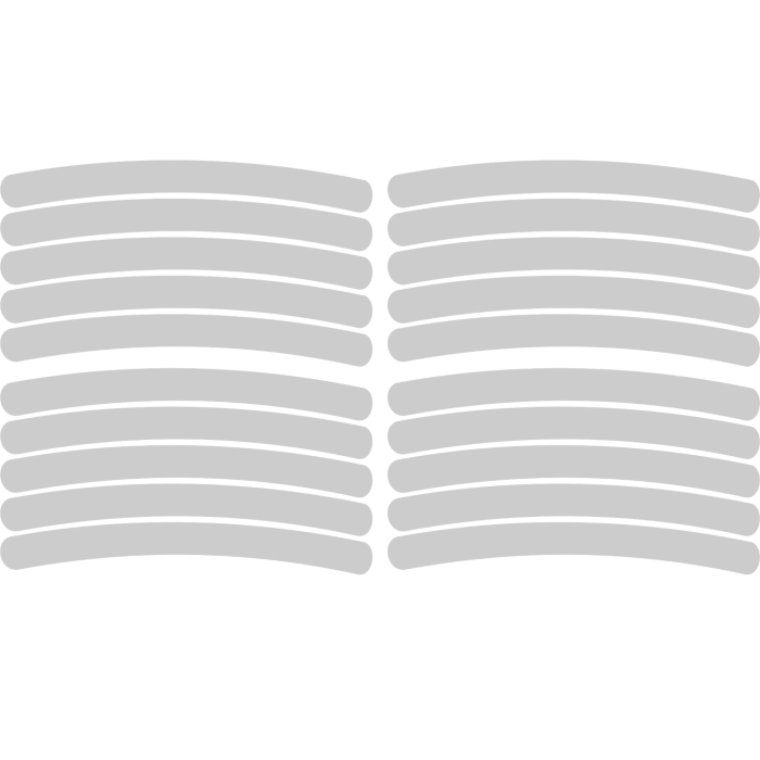 Set 20 bucati Elemente Reflectorizante Wheel Arch pentru autoturisme biciclete motociclete atv scutere culoare Argintiu reflectorizante – IoArtify.ro [3]