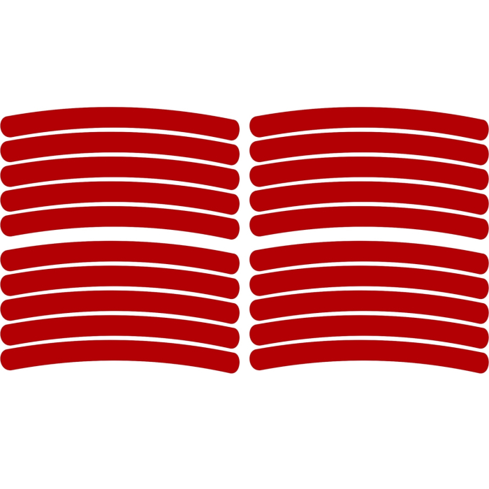 Set 20 bucati Elemente Reflectorizante Wheel Arch pentru autoturisme biciclete motociclete ATV scutere culoare Rosie - IoArtify.ro [3]