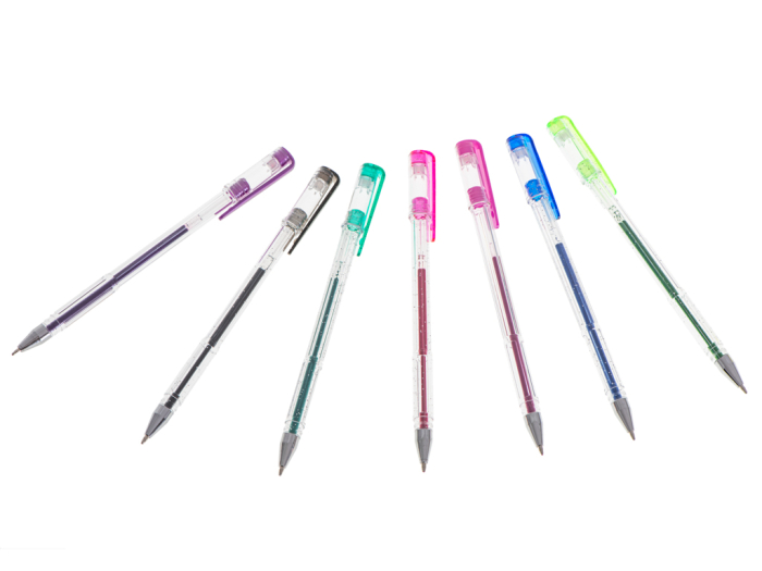 Set 25 piese Pixuri cu gel multicolor cu sclipici cerneală rezistentă la apă – IoArtify.ro [2]