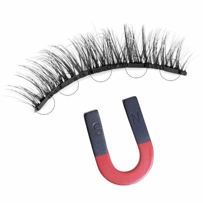 Set 3 Perechi Gene Magnetice Reutilizabile + Pensetă și Creion Ochi – Efect Natural și Rezistent la Apă [5]