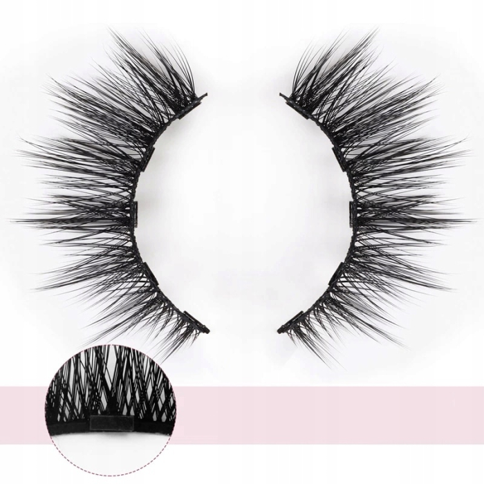 Set 3 Perechi Gene Magnetice Reutilizabile + Pensetă și Creion Ochi – Efect Natural și Rezistent la Apă [4]