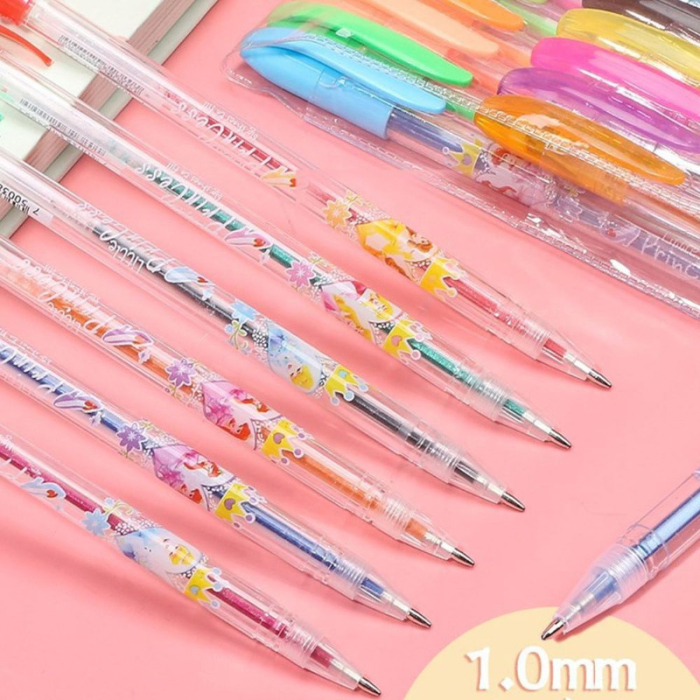 Set 36 pixuri parfumate cu gel si sclipici Grosime scris 1 mm Multicolor – IoArtify.ro [3]