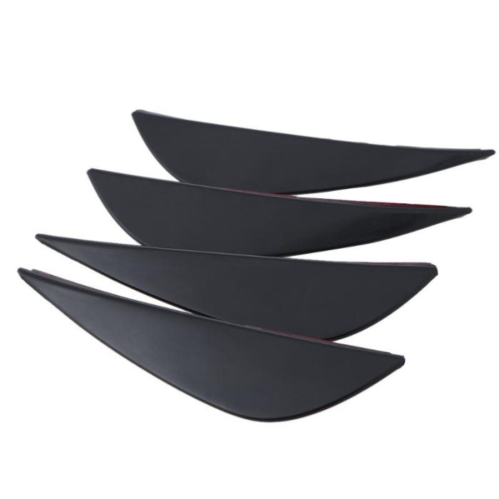 Set 4 buc aripioare ornamentale bara tuning culoare neagra din plastic rezistent - IoArtify.ro [4]