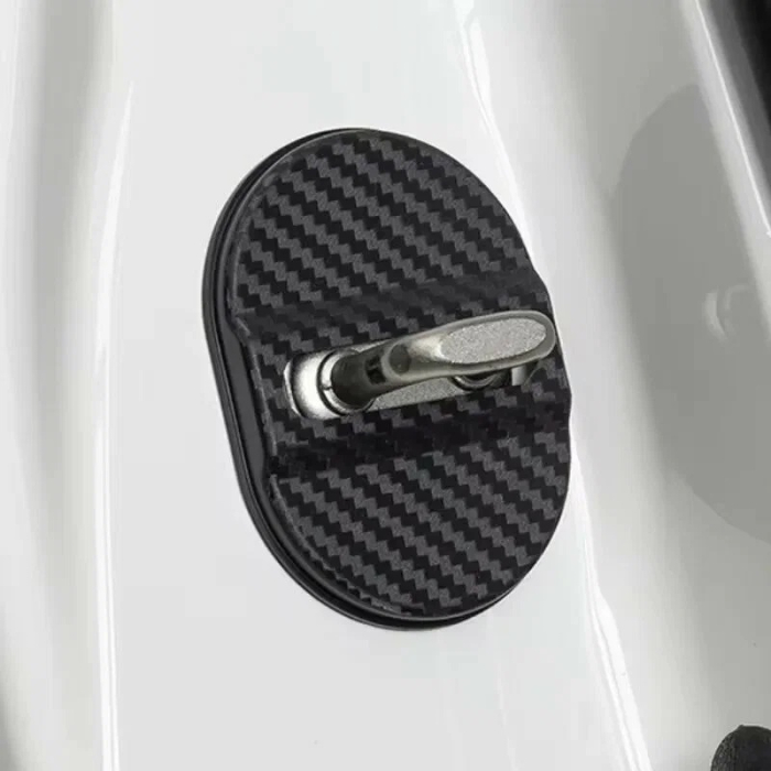 Set 4 buc Ornamente Inchidere Usa finisaj Carbon culoare Neagra rezistente si durabile - IoArtify.ro [4]