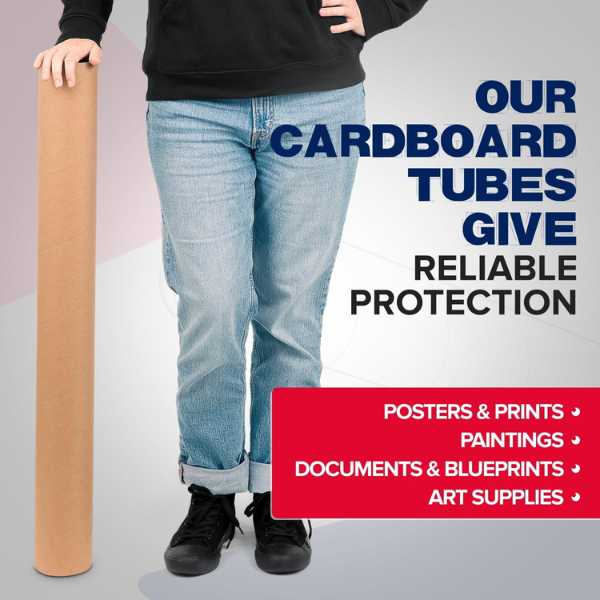 Set 4 buc Tub din Carton pentru Protectie si Transport Folii Proiecte si Printuri Lungime 150 cm – IoArtify.ro [3]