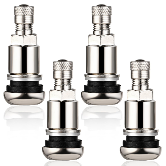 Set 4 buc Valve Metalice Premium pentru Autoturisme sau Autoutilitare cu filet standard - IoArtify.ro [2]