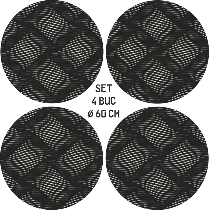 Set 4 Folii Imprimate Outdoor cu EcoSolvent autoadezive pentru decorarea jantelor auto diametru 60 cm model FJT-23 – IoArtify.ro [4]