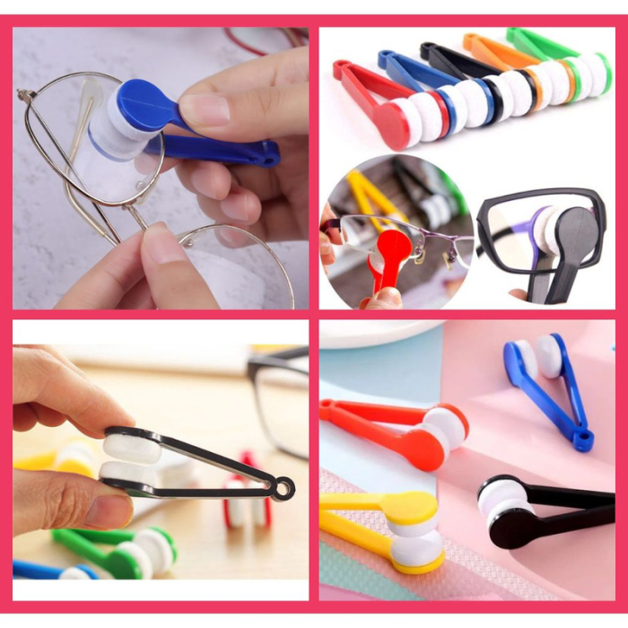 Set 4 Instrumente cu 2 capete pentru curatarea ochelarilor din microfibra SoftTouch 7 x 2 cm Multicolore – IoArtify.ro [6]