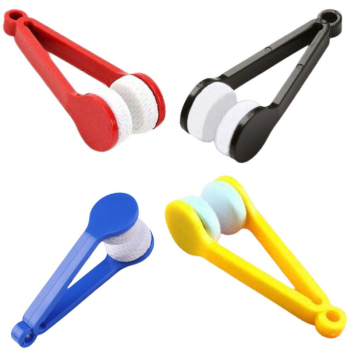 Set 4 Instrumente cu 2 capete pentru curatarea ochelarilor din microfibra SoftTouch 7 x 2 cm Multicolore – IoArtify.ro [1]