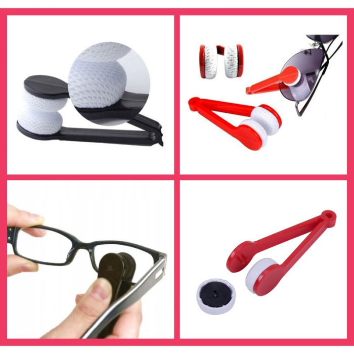 Set 4 Instrumente cu 2 capete pentru curatarea ochelarilor din microfibra SoftTouch 7 x 2 cm Multicolore – IoArtify.ro [5]
