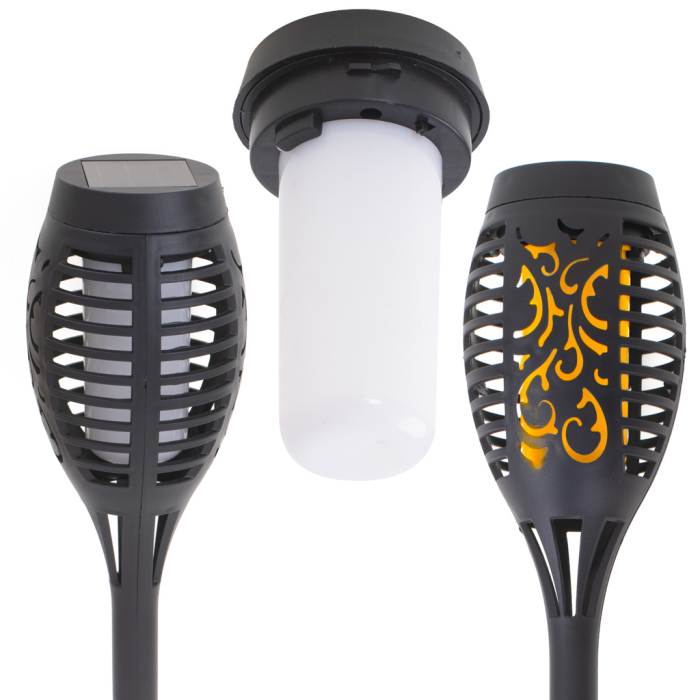 Set 4 lampi solare de gradina tip Torta cu 12 LED-uri si incarcare solara – IoArtify.ro [3]