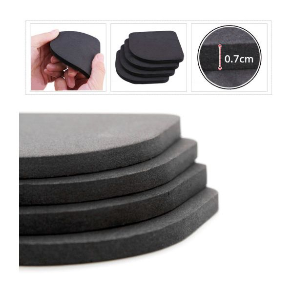 Set 4 suporti antivibratii pentru masinile de spalat sau mobilier din spuma EVA Negru 7.7 x 7.7 x 0.7 cm – IoArtify.ro [8]