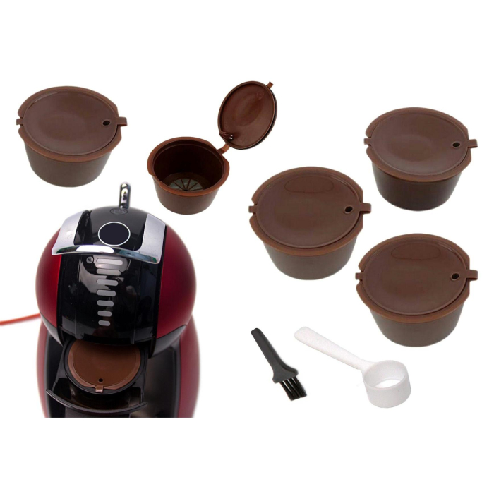 Set 5 capsule reutilizabile pentru Dolce Gusto – Economisește și prepară cafea de calitate, durabile și ușor de folosit [2]