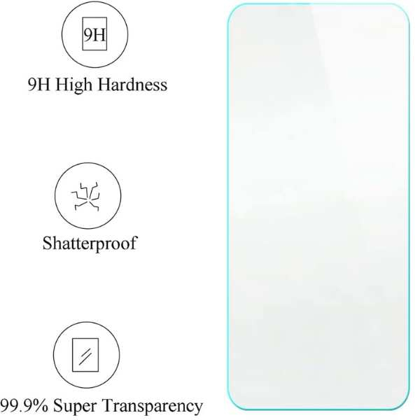 Set 5 Folii de Protectie pentru Iphone 14 Pro 0.3 mm Sticla 9H Margini Rotunjite - IoArtify.ro [4]