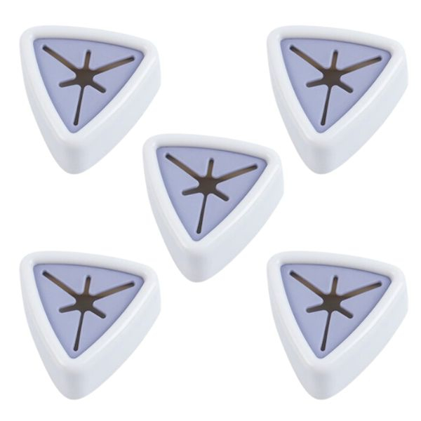 Set 5 Suporti pentru Prosop de Baie sau Bucatarie Impermeabili si Autoadezivi cu Sistem Push Free Montare pe Perete 5 x 2.3 cm Alb – IoArtify.ro [1]