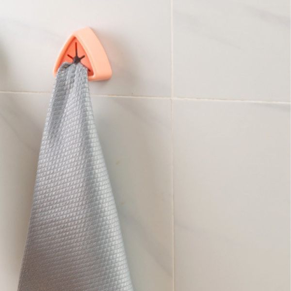 Set 5 Suporti pentru Prosop de Baie sau Bucatarie Impermeabili si Autoadezivi cu Sistem Push Free 5 x 2.3 cm Roz – IoArtify.ro [7]