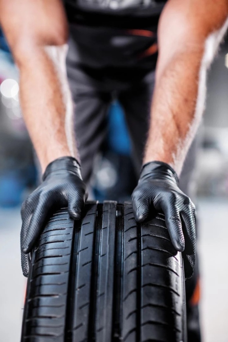 Set 50 manusi de nitril foarte rezistente marime XL culoare albastra - IoArtify.ro [4]