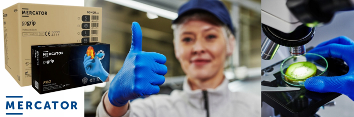 Set 50 manusi de nitril foarte rezistente marime XL culoare albastra - IoArtify.ro [5]