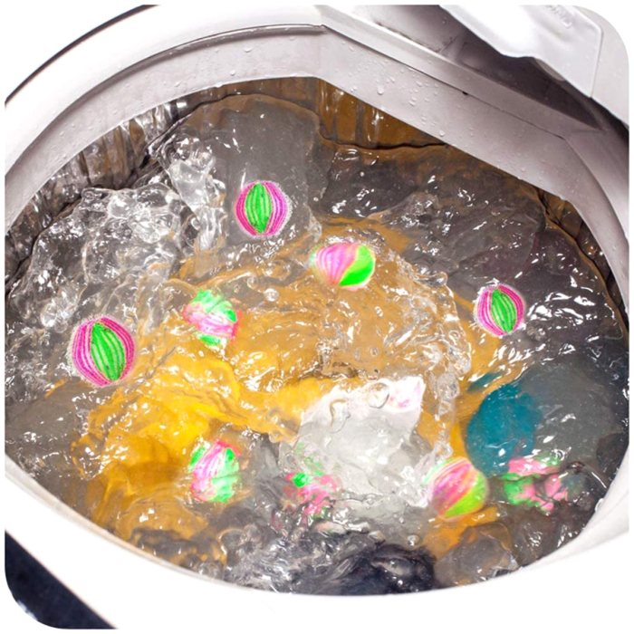 Set 6 Bile Anti-Scame pentru Mașina de Spălat – Curățare Eficientă și Fără Scame [4]
