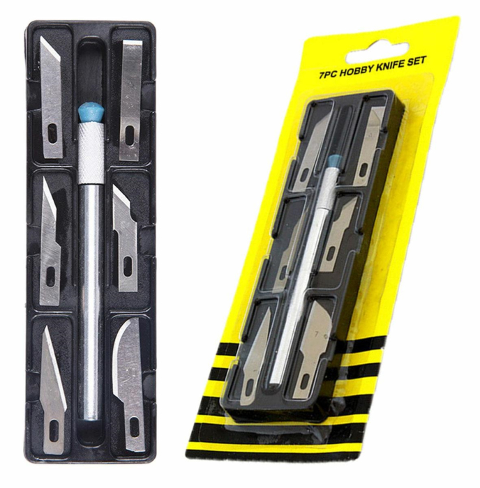 Set 6 buc cutter diverse lame de schimb pentru folie autocolant grosime lame 0.5 mm AVX-AG607A – IoArtify.ro [2]