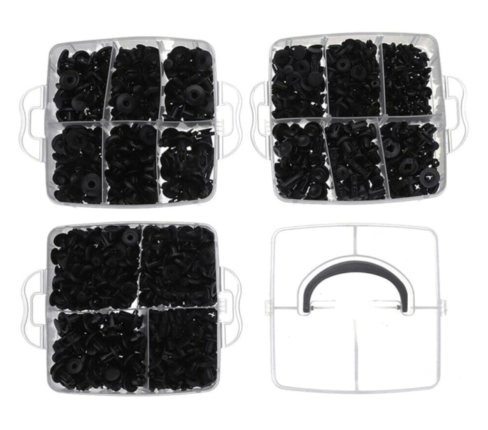 Set 625 clipsuri auto universale pentru montaj cu extractor inclus din plastic rezistent – IoArtify.ro [7]