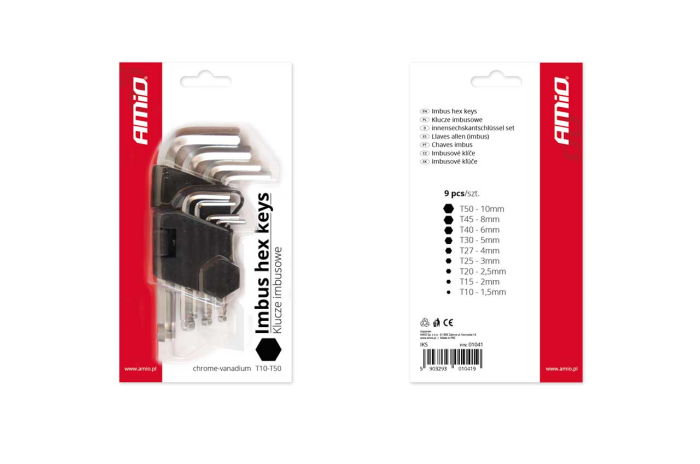 Set 9 chei imbus din oțel călit cu dimensiuni variate – IoArtify.ro [2]