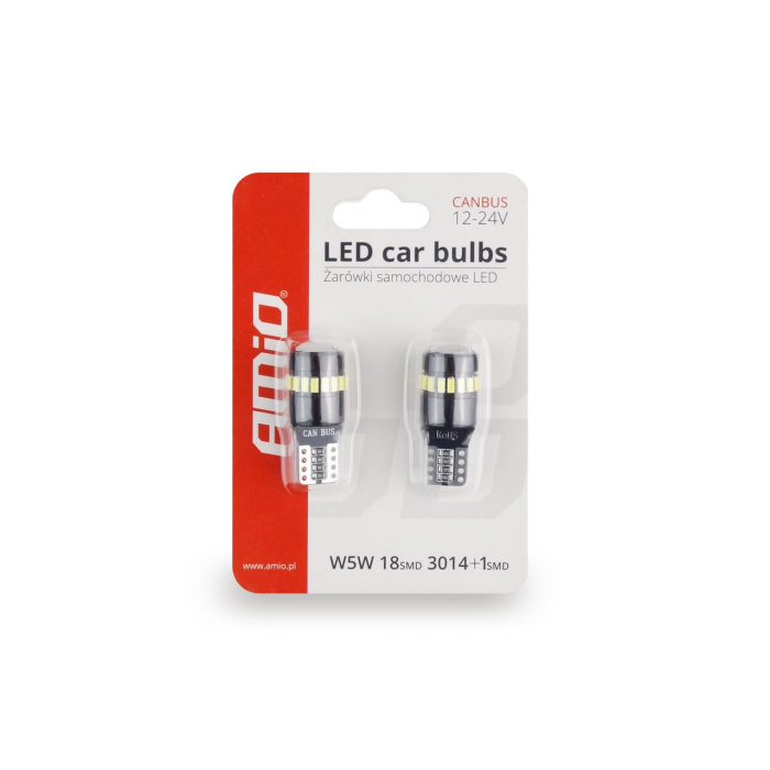 Set Becuri LED CANBUS T10 W5W 19 SMD Alb 12V pentru competiții auto și off-road — Compatibil, Puternic și Rezistent [3]
