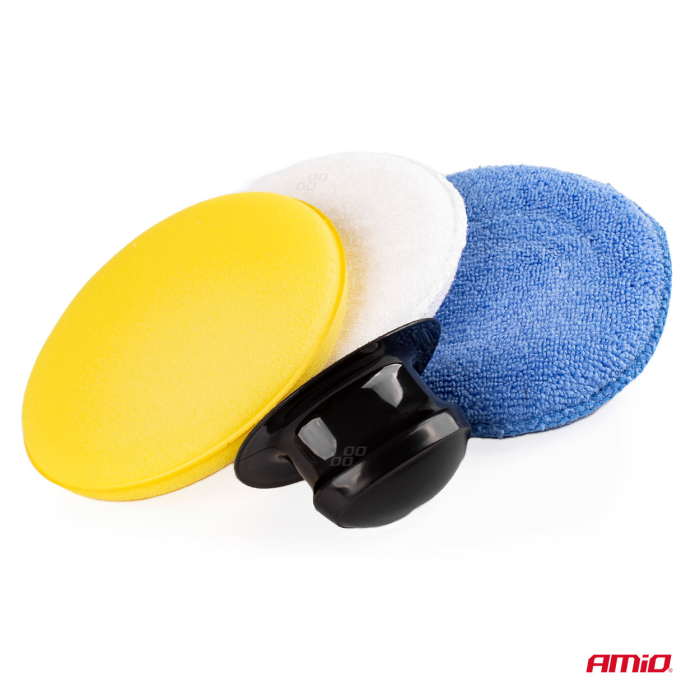 Set bureti pentru curatare polisare si slefuire 3 x 125 mm cu maner - IoArtify.ro [3]