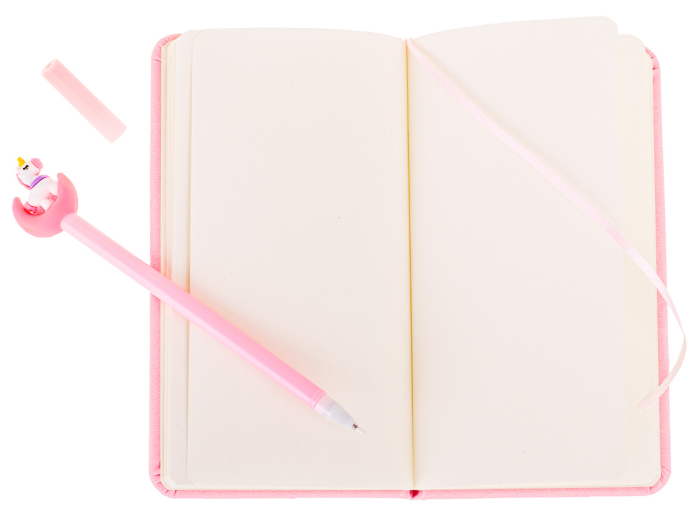 Set Cadou pentru Copii cu Caiet și Pix Unicorn - Cadou Roz, Compact și Perfect pentru Jurnal sau Schițe [5]