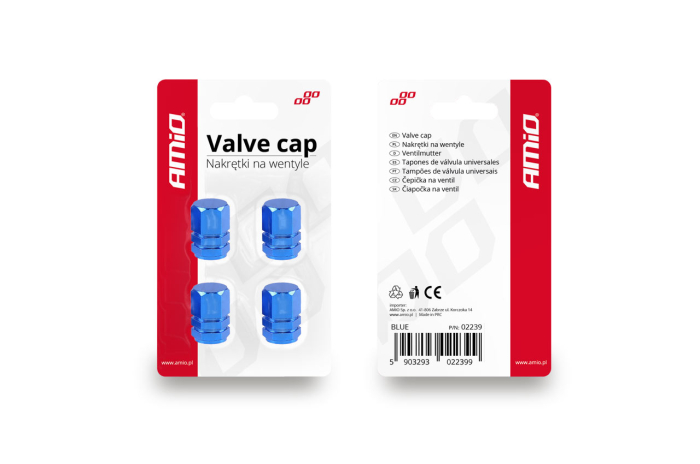 Set capacele auto pentru ventil hexagon albastru 4 buc dimensiune standard – IoArtify.ro [4]