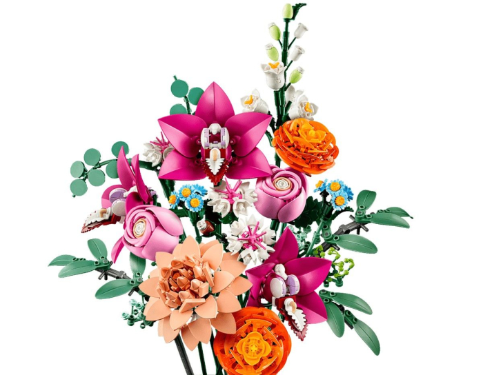 Lego Botanicals Buchet de Flori Roz 10342 set 380 piese - IoArtify.ro [8]
