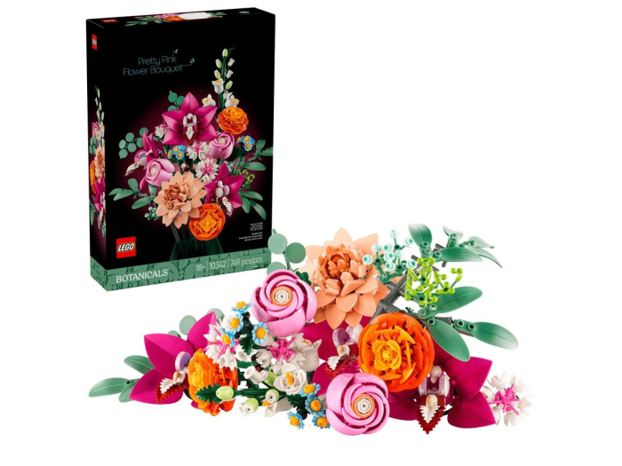 Lego Botanicals Buchet de Flori Roz 10342 set 380 piese - IoArtify.ro [2]
