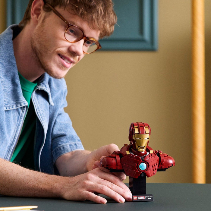 Lego Super Heroes Bust Iron Man 76327 set 480 piese constructie detaliata - IoArtify.ro [4]