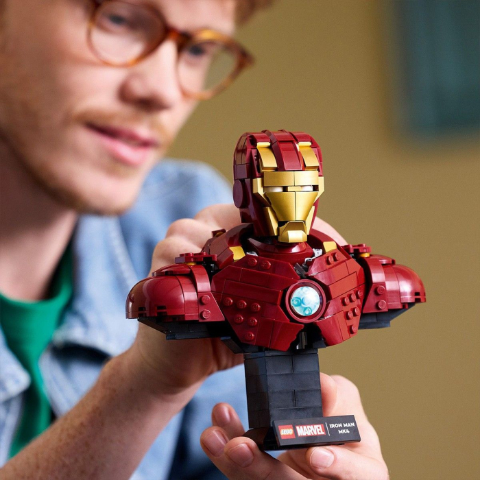 Lego Super Heroes Bust Iron Man 76327 set 480 piese constructie detaliata - IoArtify.ro [7]