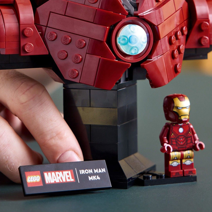 Lego Super Heroes Bust Iron Man 76327 set 480 piese constructie detaliata - IoArtify.ro [6]