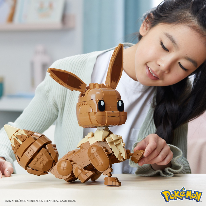 Pokemon Mega Construx Jumbo Eevee set constructie 150 piese - IoArtify.ro [3]