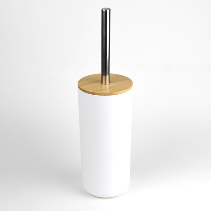 Set Elegant pentru baie format din 6 piese ABS și lemn culoare alb maro cu finisaj mat – IoArtify.ro [4]