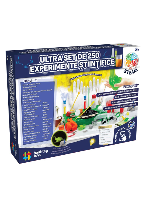 Ultra Set de 250 Experimente Stiintifice cu materiale incluse pentru copii - IoArtify.ro [6]