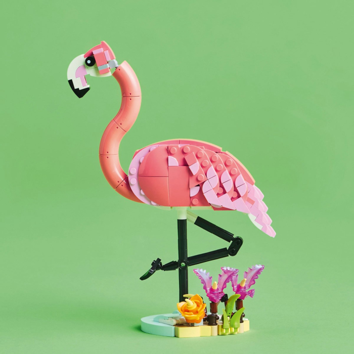 Lego Creator Animale Salbatice Flamingo Roz 31170 set 3 în 1 piese compatibile - IoArtify.ro [7]