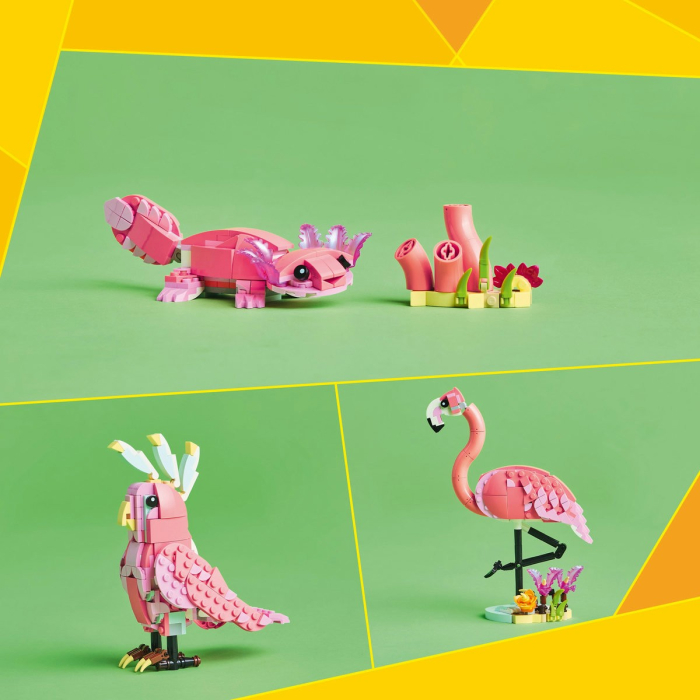 Lego Creator Animale Salbatice Flamingo Roz 31170 set 3 în 1 piese compatibile - IoArtify.ro [6]