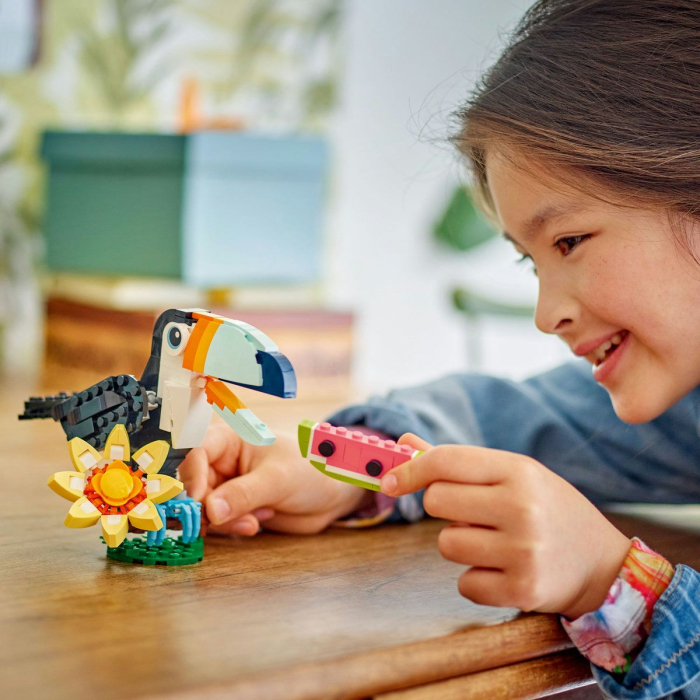 Lego Creator Animale Salbatice Tucan Tropical 31173 set constructie 213 piese - IoArtify.ro [3]