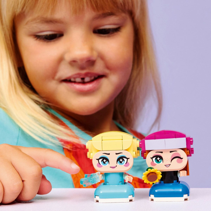 Lego Disney Frozen Miniprintesele Anna si Elsa 43284 set constructie 150 piese - IoArtify.ro [3]