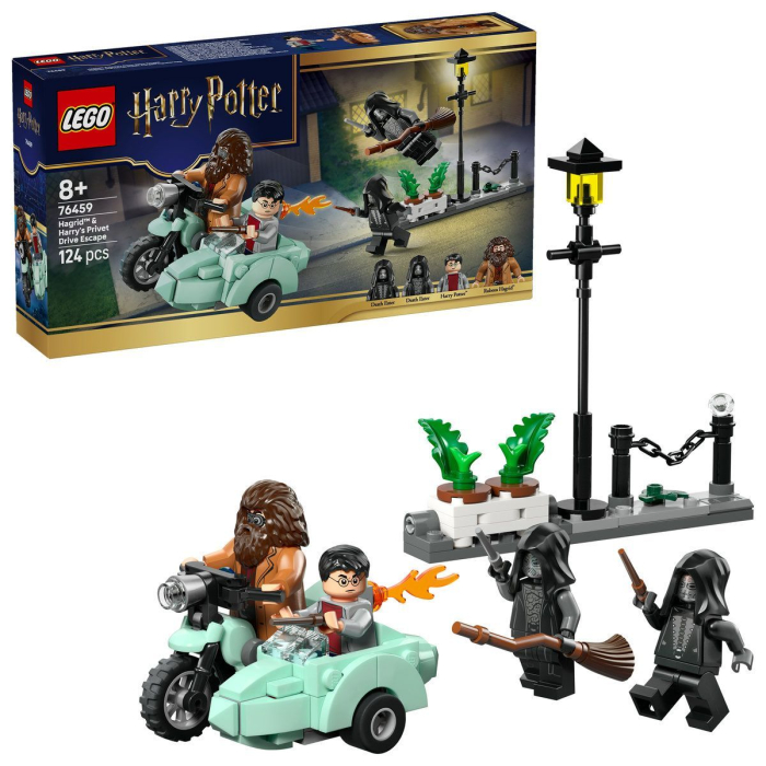 Lego Harry Potter Hagrid si Harry in Fuga de pe Aleea Boschetelor 76459 set 377 piese - IoArtify.ro [2]