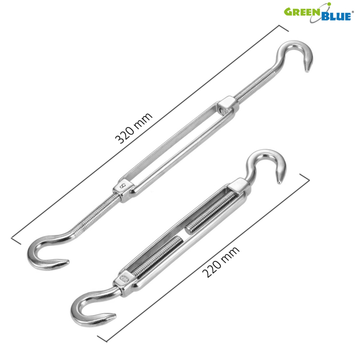 Set montaj Umbrar de Gradina din INOX GB508 cu 9 piese – IoArtify.ro [5]